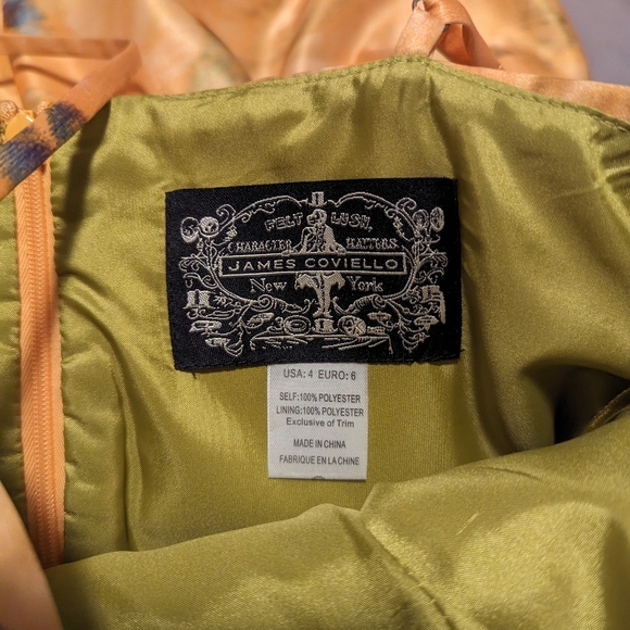 James Coviello Floral Midi Dress, Size 4 - Picture 2 of 3